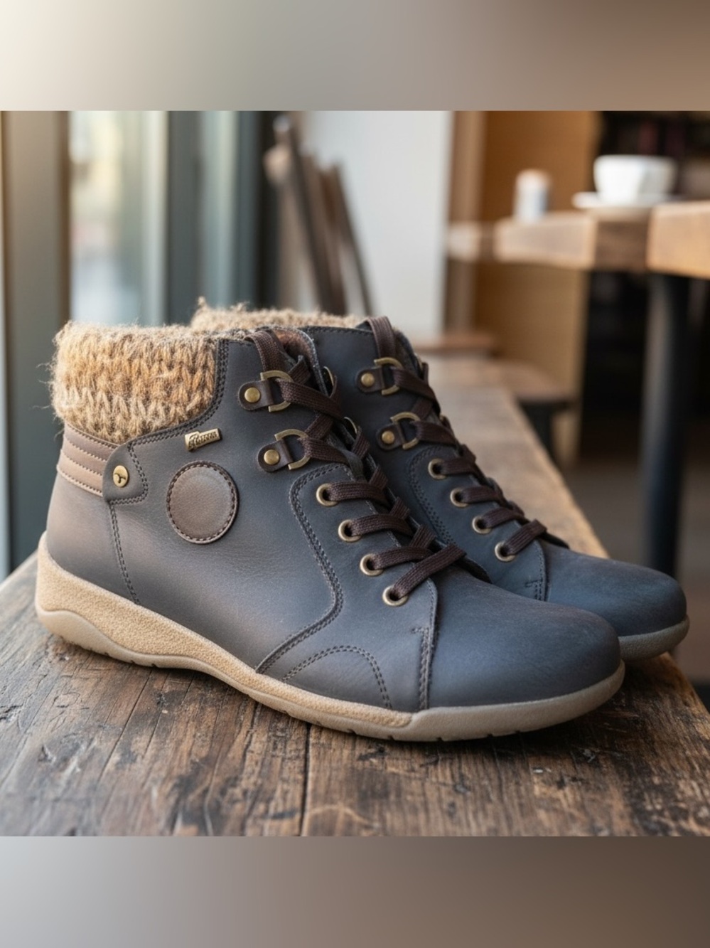 Spring Step CLIFTON is a water-resistant Relife bootie with a sweater-knit 8